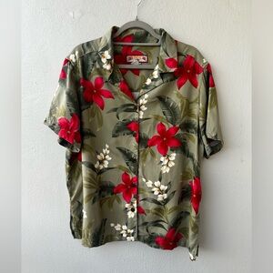 Summer floral hawaiian blouse